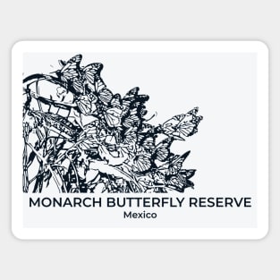 Monarch Butterfly Biosphere Reserve - Mexico Magnet